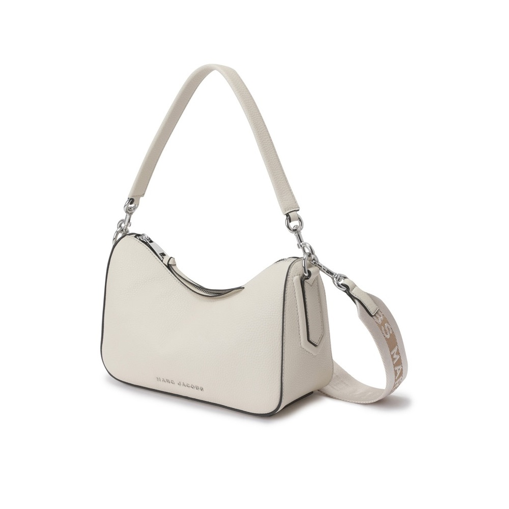 Marc Jacobs convertible shoulder hobo bag/purse with logo strap in marshmallow - Picture 6 of 12